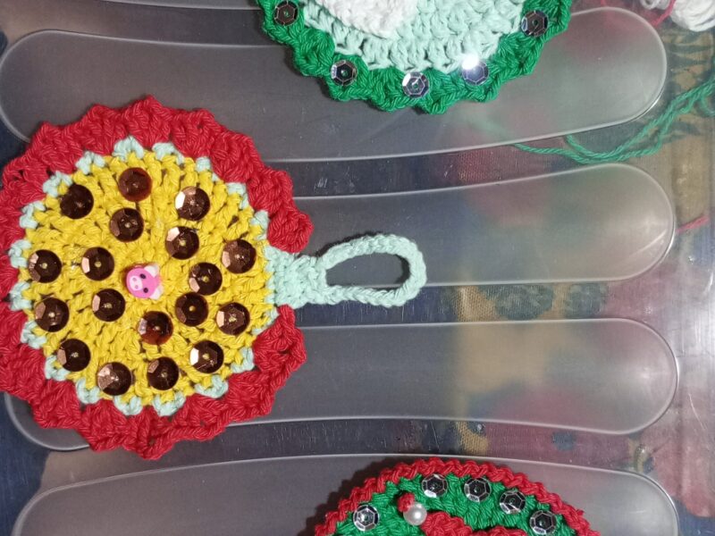 Adornos navideños en crochet