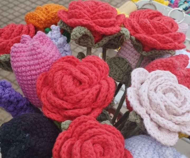 Flores a crochet