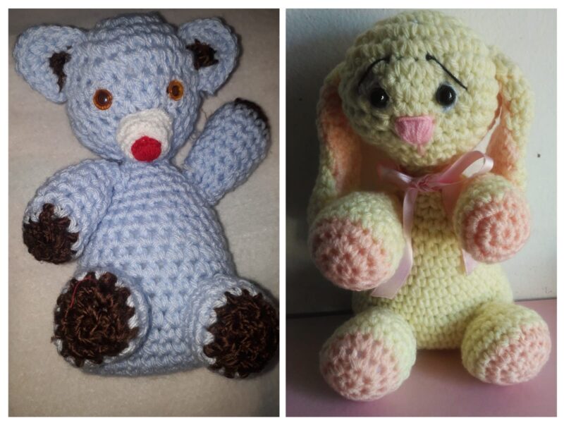 Muñequitos amigurumis ( a crochet )