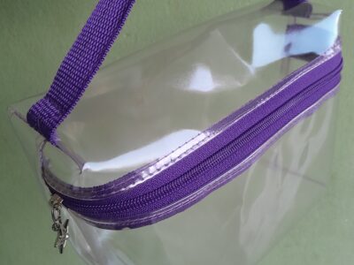 Portacosmeticos transparentes tipo cofrecitos con manija