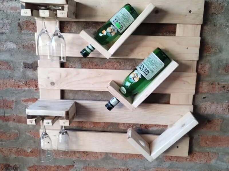 Vinera para 3 botellas 4 copas