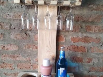 Vinera para 3 botellas 5 copas