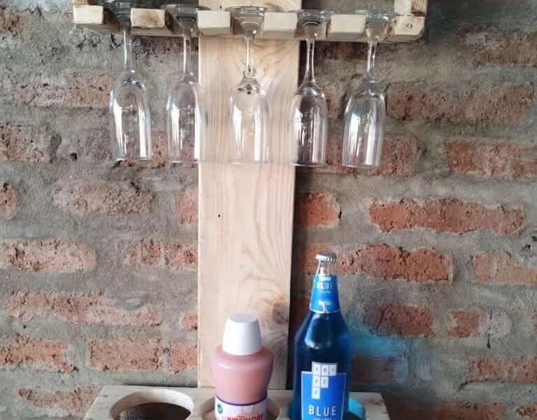 Vinera para 3 botellas 5 copas