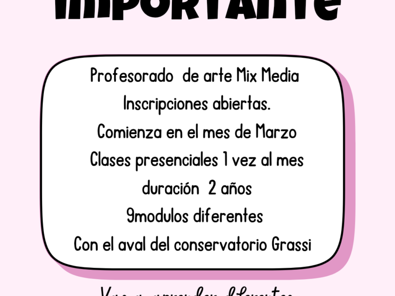 Profesorado de Arte Mix Media