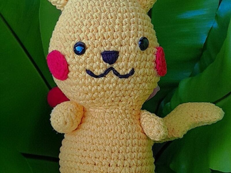 Pikachu a crochet