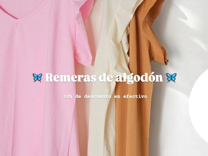 Remeras de algodón