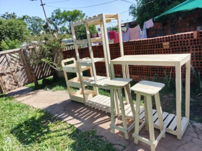 Perchero organizador desayunador