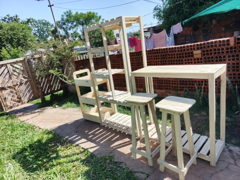 Perchero organizador desayunador