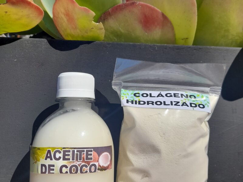 Colageno y aceite de coco