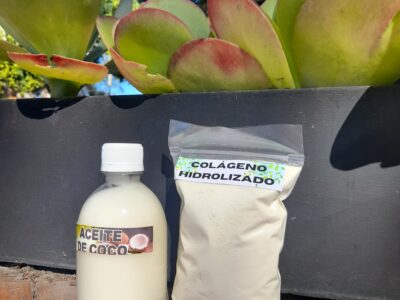 Colágeno hidrolizado y aceite de coco