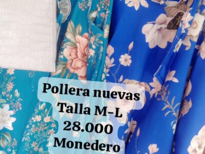 Pollera tallas especiales