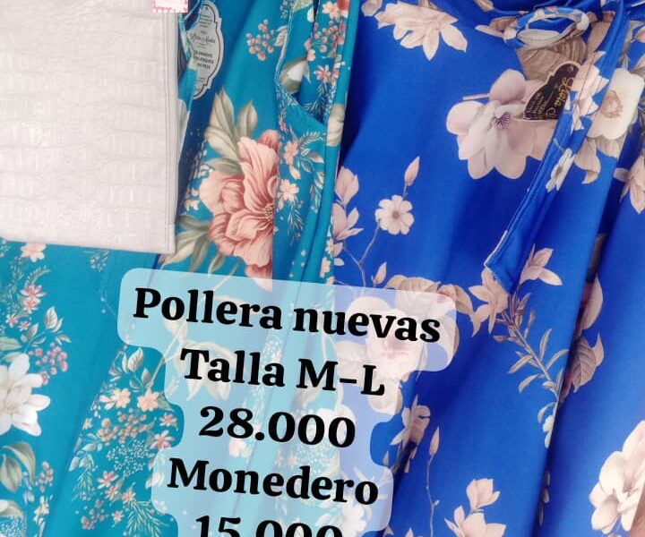 Pollera tallas especiales