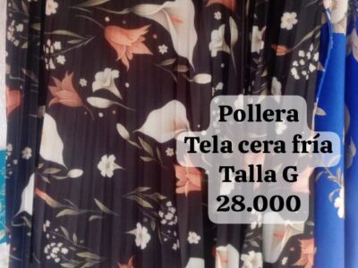 Pollera tallas especiales