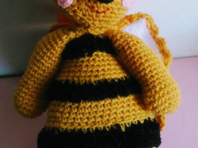 Amigurumi (jirafa y abeja)