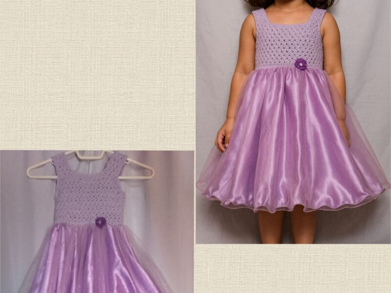 Vestido para niña talle 4