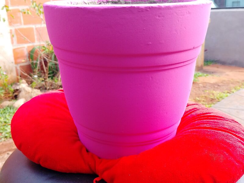 Macetas de cemento artesanales