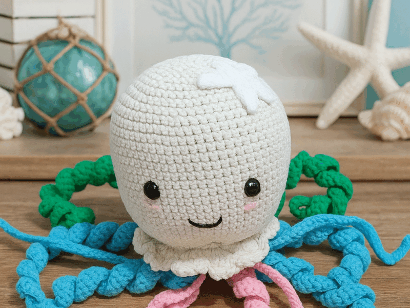 Pulpo a crochet