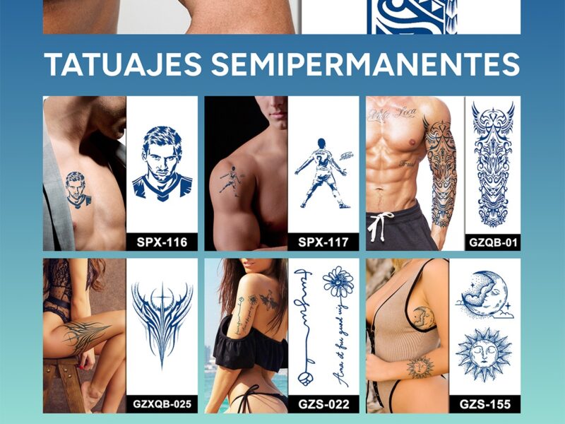 TATUAJES 100% REALES DE LARGA DURACIÓN