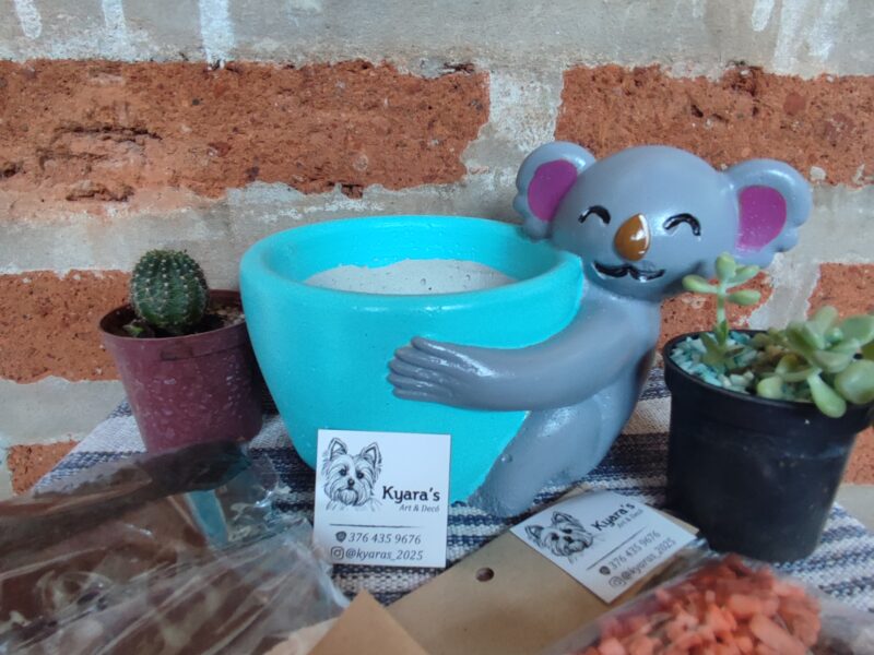 Macetas de cemento con diseños divertidos! (Ani-macetas)