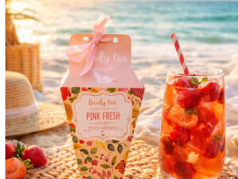 CONITO PINK FRESH LOVELY TEA - TE EN HEBRAS