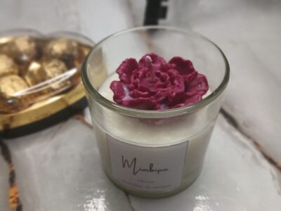 Mimbipa -velas de cera de soja aromaticas con diseño-