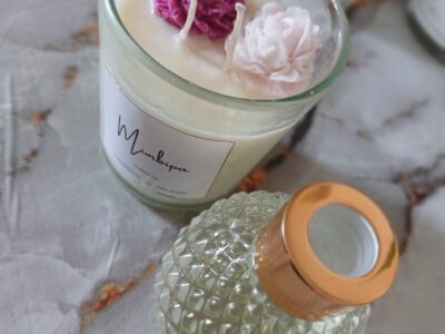 Mimbipa -velas de cera de soja aromaticas con diseño-