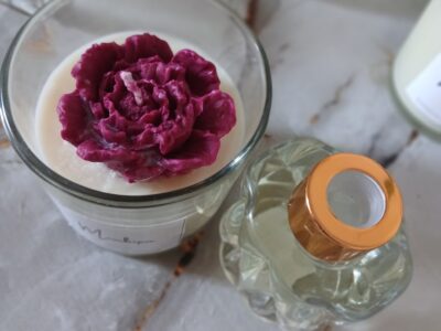 Mimbipa -velas de cera de soja aromaticas con diseño-