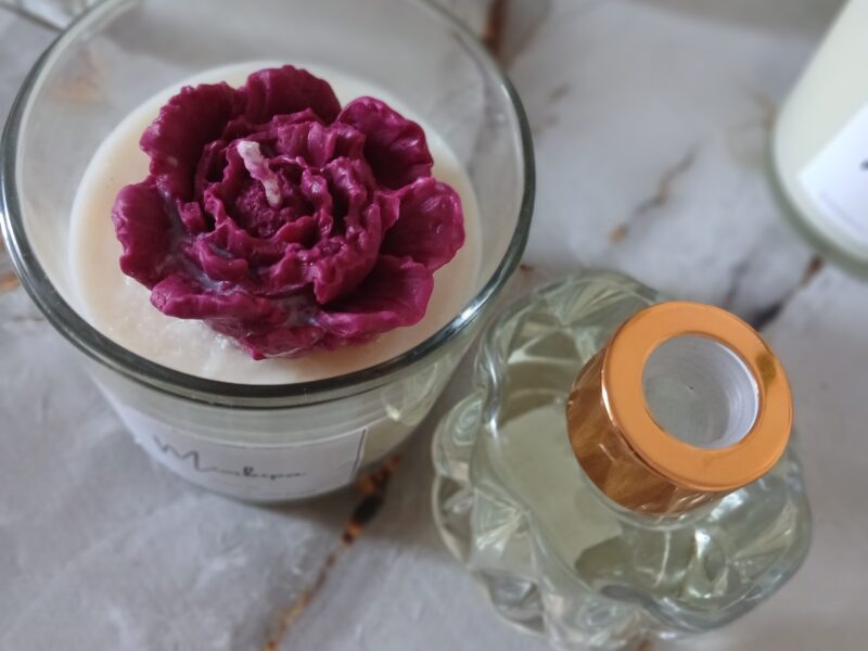 Mimbipa -velas de cera de soja aromaticas con diseño-