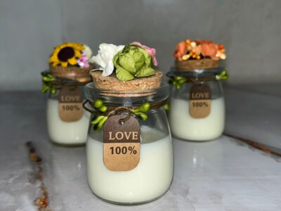 Mimbipa -velas de cera de soja aromaticas con diseño-