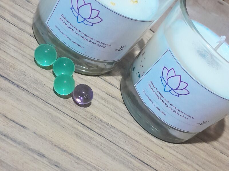 Velas de soja aromáticas