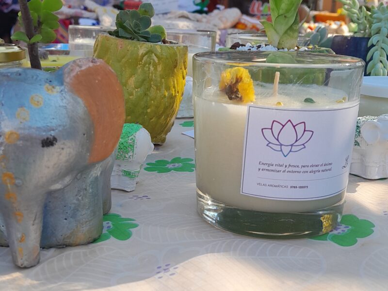 Velas de soja aromáticas