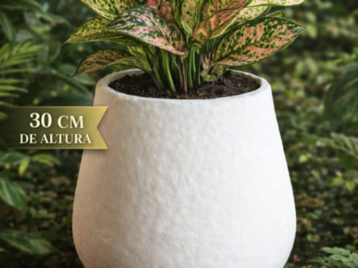 Macetas de cemento hechas artesanalmente