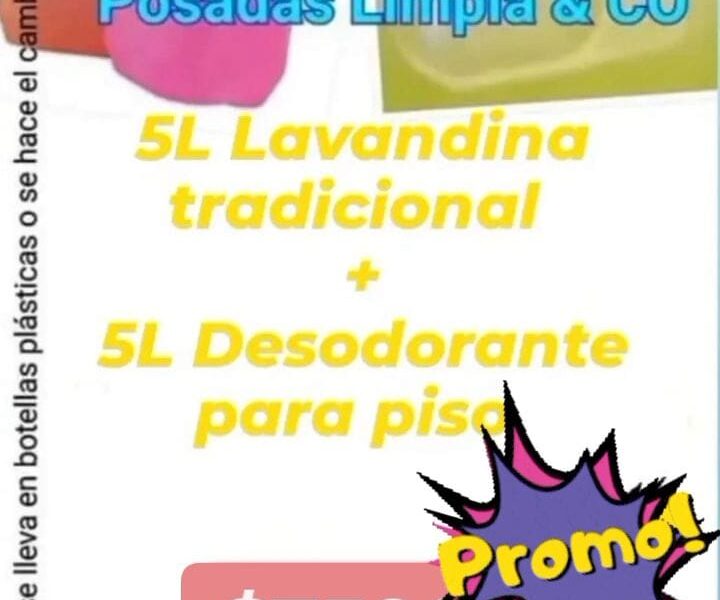 Posadas Limpia 💧 productos de limpieza