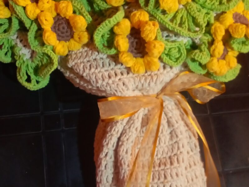 Artículos artesanales tejidos al crochet