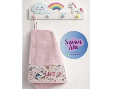 Toallitas de Manos, personalizadas con bordados computalizado.