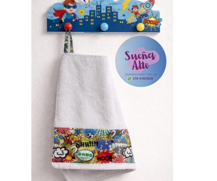 Toallitas de Manos, personalizadas con bordados computalizado.