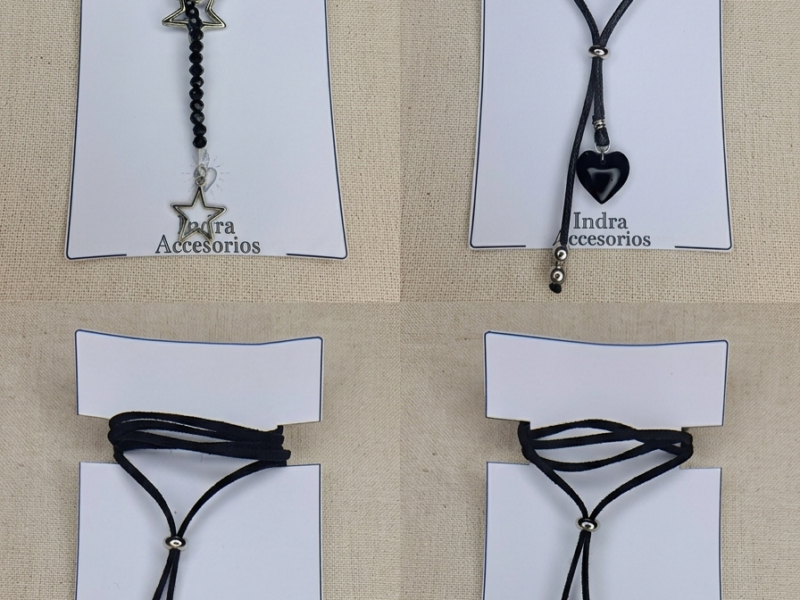 Chokers y corbatines