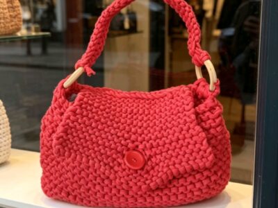CARTERA DE MODA EN MACRAME