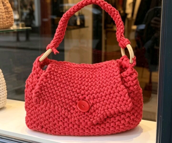 CARTERA DE MODA EN MACRAME