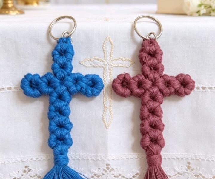 Cruces en macramé