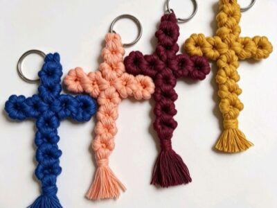 Cruces en macramé