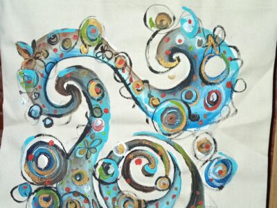 Tote bags pintadas a mano