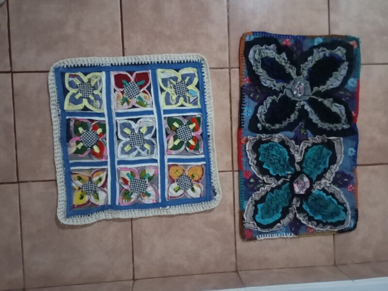 Alfombras artesanales dobles