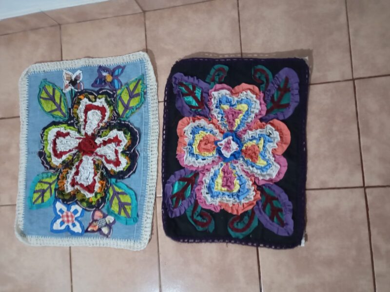 Alfombras artesanales dobles