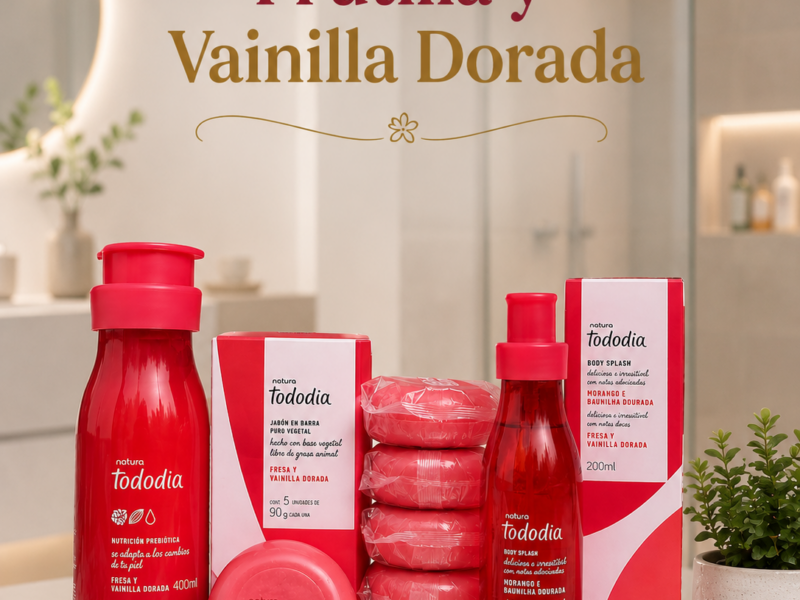 Frutilla y Vainilla Dorada