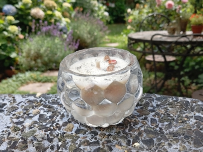 VELA DE SOJA EN CUENCO DIAMANTE