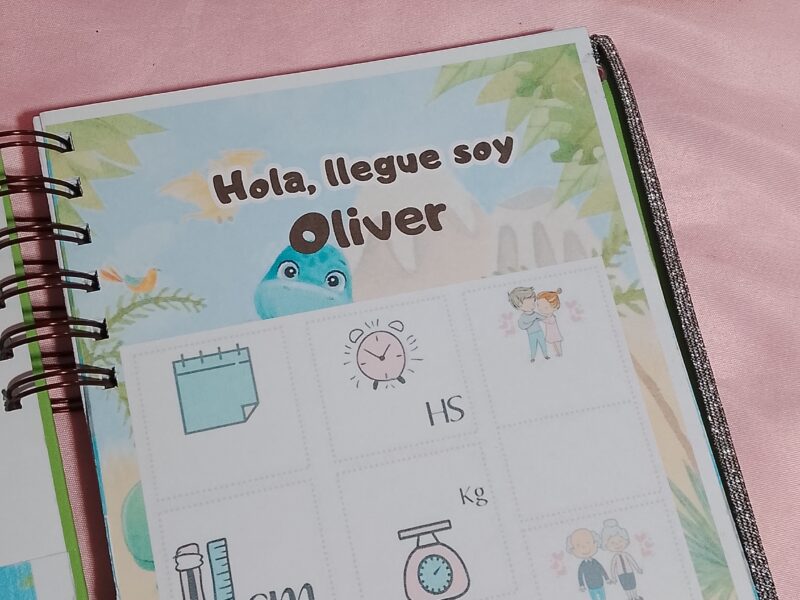 Cuaderno pediatrico personalizado