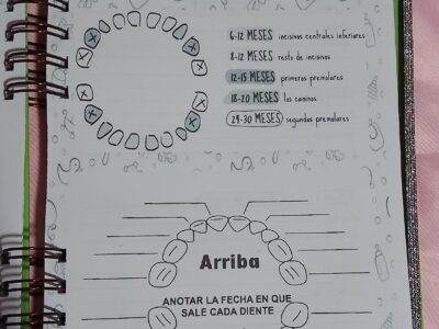 Cuaderno pediatrico personalizado