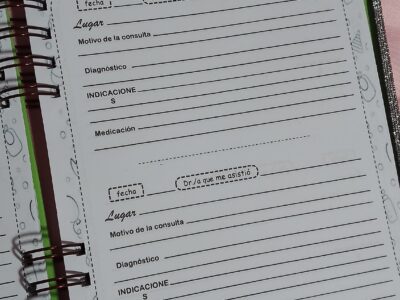 Cuaderno pediatrico personalizado