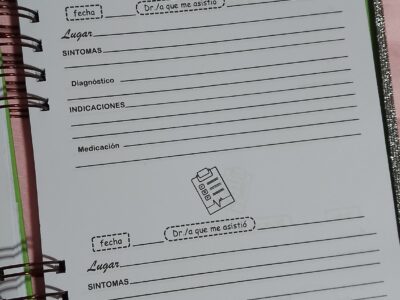 Cuaderno pediatrico personalizado